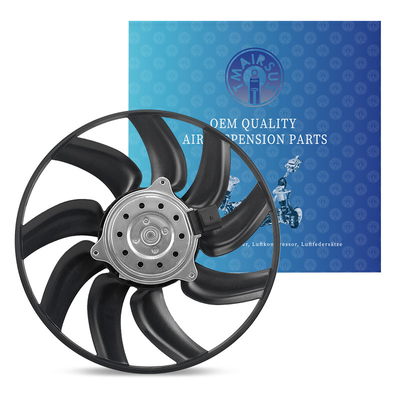 Assetto ventilatore di raffreddamento del radiatore elettrico per Audi A4 S4 Q5 A5 A7 Macan con componenti in alluminio di gomma e acciaio