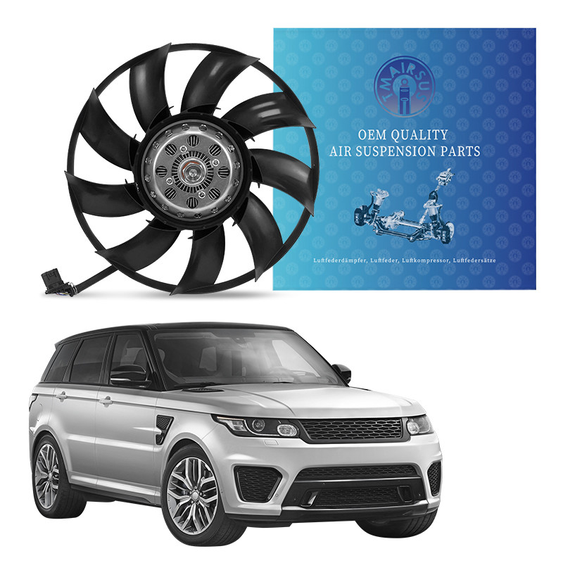 Livello LR025965 Ventilatore elettrico radiatore ventilatore di raffreddamento per Land Rover L320 LR3 LR4 ISO TS15949 Certificato