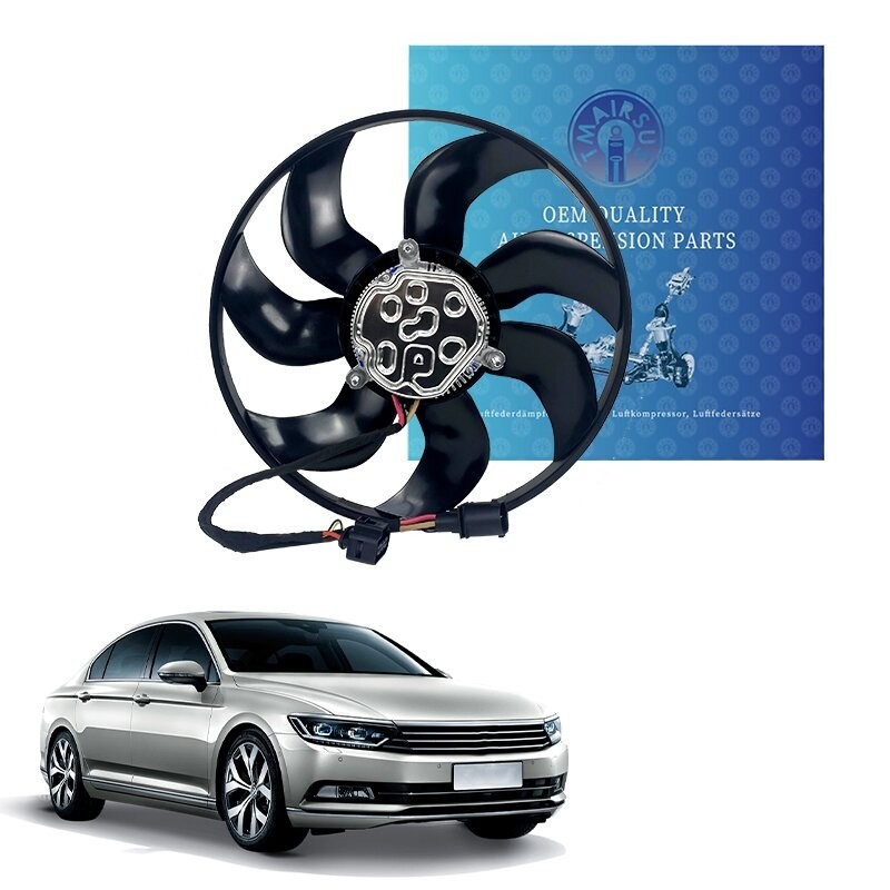 Ventilatore di raffreddamento per auto in gomma acciaio alluminio per nuova VW SHARAN 7N_ENGINE certificato ISO TS15949