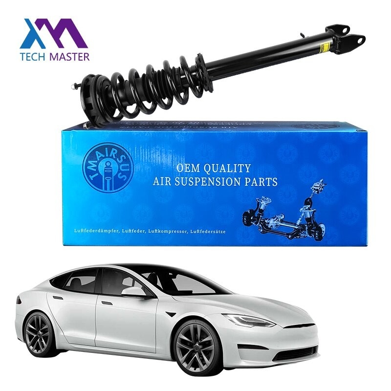Tesla Model S Anteriore Sinistra E Destra bobina molla sospensione di scossa Compressore d'aria Assorbente