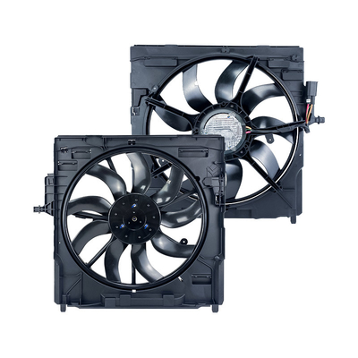 Ventilatore di raffreddamento per auto in plastica per BMW E70 E71 F15 F16 Modelli ISO TS15949 Certificato 17427616104 17428508177