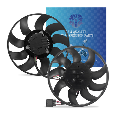 Grandi ventilatori di raffreddamento per auto per motore Volkswagen Touareg Parti di sistema di raffreddamento auto 600W Voltaggio